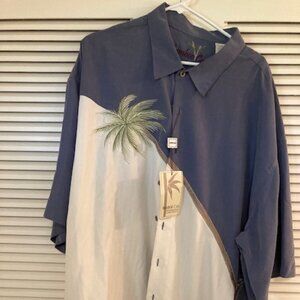 Make Offer - Mens Shirt Bamboo Cay Hurricane Palm Shirt Brand New w/ tags